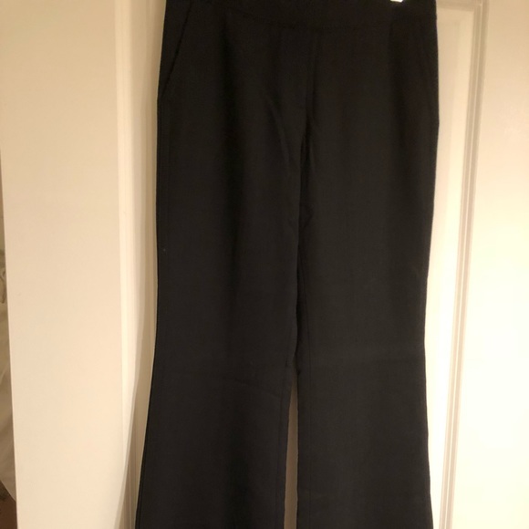 NWT Lafayette 148 black wool trousers size 4 - Picture 1 of 5